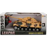 Duman Oyuncak Leopar Uzaktan Kumandalı Tank - Kahverengi - Renkli