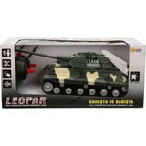 Duman Oyuncak Leopar Uzaktan Kumandalı Tank - Yeşil - Mavi