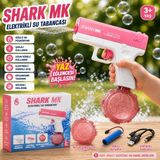 Duman Oyuncak Pembe Shark Mk Şarjlı Elektrikli Su Tabancası – Işıklı & Sürekli Atışlı Su Oyuncağı