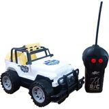 Duman Oyuncak Uzaktan Kumandalı 2 Fonksiyonlu Polis Jeep DMN2027P - Beyaz