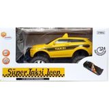 Duman Oyuncak Uzaktan Kumandalı Taksi Jeep - Sarı