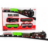 Duman Rail King Klasik Tren Seti – Işıklı, Sesli ve Buhar Efektli Raylı Oyuncak Tren 3+ Yaş - Çok Renkli