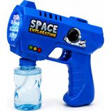 Duman Space Exploration Işıklı Baloncuk Tabancası – Bubble Gun + Baloncuk Solüsyo - Mavi