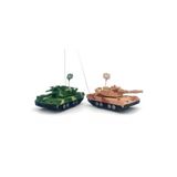 Duman Uzaktan Kumandalı Tank, Renkli, 2'li Set
