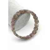 Dumanlı Kuvars Doğal Taş Bileklik 10 X 14 Mm Özel Kesim