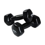 Dumbbells Hand Weights Set Of 2 - Vinyl Coated Exercise & Fitness Dumbbell For Home Gym Equipment Workouts Strength Training Free Weights For Women, Men (1-10 Pound, 12, 15, 18, 20 Lb)