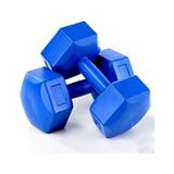 Dumbell Seti Spor Aletleri 2X10 kg - Mavi
