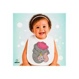 Dumbo Keten Bebek Mama Önlüğü – Yumuşak, Emici, Yıkanabilir, Özel Tasarım P048
