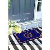 Dümen Kapı Önü Paspası Dekoratif Kapı Paspası Dış Mekân Paspas Ev Içi Paspası 45X70CM - Abanoz