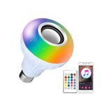 DUMKAY Bluetooth Hoparlör Rgb Ledli Lamba Kumandalı Mp3 Çalar Ampul Renkli Ampul