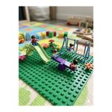 Dumledo Park Seti | Modüler Yapı Blokları | Montessori Bricks Salıncak, Kaydırak ve Tahteravalli | 1.5 Yaş+