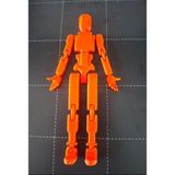 Dummy 13 EASY biblo - Yüksek Hareket Kabiliyetli Eklemli Robot Figür ufak heykel - Kolay Kurulum Sanatçılar İçin Hareketli Model Biblo - Masaüstü Robot ufak heykel