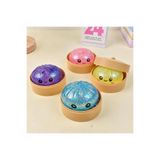 dumpling Çin mantısı şeffaf simli renkli sürpriz kutulu orijinal squishy