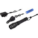 Dunai Store Ps-46 Xml-T6 LED El Feneri Ile 500 Metreye Kadar Aydınlatma Sağlayın 5 Modlu Çalışma, 18650 P - Renkli