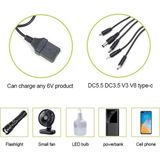 Dunai Store WS-6010 6V 3.5W 500 Mah Güneş Paneli Solar Sistem - Renkli