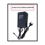 dunairo 24V AC Adaptör 2A Trafolu 24 Volt 2 Amper Selenoid Valf Ac-Ac Adaptör DİKKAT Çıkış AC Sulama Bahçe