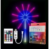 dunairo Gökkuşağı Işıkları Kumandalı Şerit Led Rgb Ritimli Akıllı Işıklar Müzik Parti Renkli Işıklar Hazır