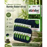 Dündar 4 Mevsim 12’li Erkek Bambu Babet 40-44 Kaymaz Silikonlu Nefes Alan Ince Babet Çorabı - 40 - 44 - Lacivert