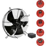 Dündar 40 cm FT 40 1420 D/D 380 400 Volt Trifaze Aksiyal Tip Soğutma Fanı Aspiratör (Üfleme)