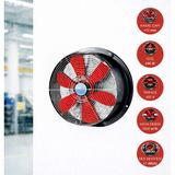 Dündar 45 cm ST 45 240 watt 5500 m3/h 1380 DD 380/400 volt Trifaze Aksiyal Tip Sanayi Fanı Aspiratörü