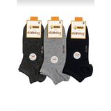 Dündar 4506 Kadın Unisex Modal Plus Patik Karışık Renkli Çorap 12 Adet - 36 - 40 - Çok Renkli