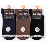 Dündar Çorap 5725 Dündar Kadın Modal Soket Çorap 12LI M-5 - Karışık