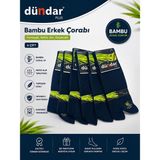 Dündar Erkek Bambu Çorap 6'lı - 40 - 44 - Lacivert
