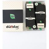 Dündar Erkek Bambu Dikişsiz 40-44 Numara Yazlık Uzun Çorap 12 Li Paket - Füme - 40 - 44