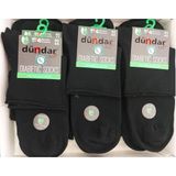 Dündar Erkek Bambu Plus Konç Patik Şeker Çorap 5985 - 12 Adet - 40 - 44 - Siyah