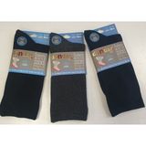 Dündar Erkek Cotton Diabetic Winter Socks Dikişsiz 41-45 Numara 3 Lü Paket - 41 - 45 - Asorti
