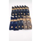DÜNDAR ERKEK LAMSWOOL (YÜN) ÇORAP; KIŞLIK; DİKİŞSİZ/SOFT YIKAMA/KOKULU; ASORTİ 12'Lİ PAKET; (40-44)