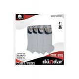 Dündar Erkek Penye Ekonomik Patik Çorap - 12 Adet