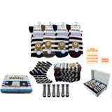 Dündar Kadın Ayıcıklı Çorap, Teddy Bear Socks, 6 Adet, Çok Renkli, Dikişsiz, Parfümlü, 4 Mevsim, 36-40 Beden