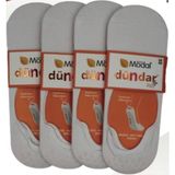 Dündar Kadın Modal Babet Çorap - 12 Adet 36-40 - Beyaz