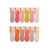 Dündar Kadın Modal Plus Pastel Renk Sneaker Çorap 6876 - 6 Adet Karışık Renk 36-40
