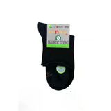 Dündar Kadın Unisex Bambu Konç Diyabetik Çorap 0614 - 12 Adet Siyah 36-40