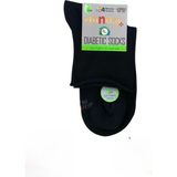 Dündar Kadın Unisex Bambu Konç Şeker Çorap 0614 - 12 Adet - 36 - 40 - Siyah