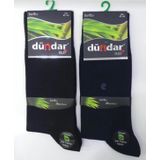 DÜNDAR PLUS 5602 ERKEK BAMBU LİKRALI ÇORAP ( 6 SİYAH 6 LACİVERT ) 12 ADET