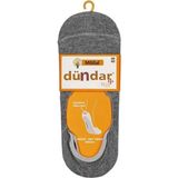 Dündar Plus 6913 Bayan Modal Silikonlu Babet Çorap 6 Adet - 36 - 40 - Gri
