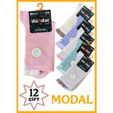 Dündar Plus Kadın Modal Kokulu Kalpli Soket Çorap Asorti 36-40 - 36 - 40