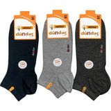Dündar Unisex 6"lı Karışık Renkli Modal Plus Patik Çorap 4506 - 36 - 40