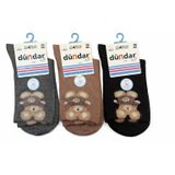 Dündar Unisex Ayıcıklı Dikişsiz Parfümlü Çorap, 6 Adet, Çok Renkli, 36-40 Beden, Pamuklu, 4 Mevsim, Teddy Bear Socks