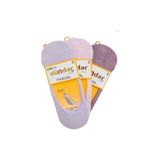 Dündar Unisex Erkek-Kadın Babet Çorap 3'lü Paket - Asorti - 36 - 40