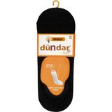 Dündar Unisex Erkek-Kadın Babet Çorap 6'lı Paket - Siyah - 36 / 40