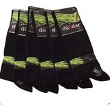 Dündar Unisex Klasik Uzun Çorap (Erkek /bayan ) Bambu Çorap 6 Çift -36-40 Numara - 36 - 40 - Siyah