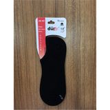 Dündar-Unisex Siyah Pamuklu 3'lü Dikişsiz Sneaker Çorap-Siyah-36 - 40 - Standart - Çok Renkli