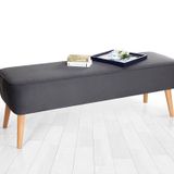 Dunel Bench Puf, Gri