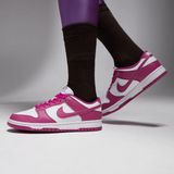Dunk Low Next Nature Kadın Fuşya Deri Sneaker Ayakkabı -DD1873-110