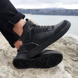 Dunlop 2238-2243 Siyah, Fuspetli Ortapedik Boğazlı Basket Spor Ayakkabı