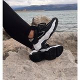Dunlop 2323 Siyah-Beyaz Renk Fuspetli Kalın Taban Spor Ayakkabı - Siyah - Beyaz